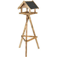 Produktbild von PATKAR Vogelhaus aus Kiefer mit 3-Bein Ständer in Braun