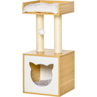 Produktbild von Patootie Fruitie Katzenbaum mit Hängekugel und Katzenhaus 81 cm hoch