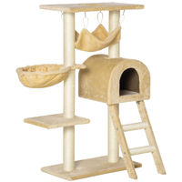 Produktbild von Patootie Fruitie Katzenbaum mit Hängematte und Höhle aus Natursisal 55 x 30 x 100 cm
