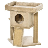 Produktbild von Patootie Fruitie Katzenbaum mit Katzenhaus und Bett aus Jute in Braun
