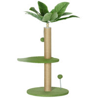 Produktbild von Patootie Fruitie Katzenbaum mit Kratzstamm aus Jute und Spielbällen 83 cm hoch