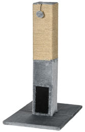 Patootie Fruitie Katzenkratzbaum aus Holz mit 2 Spielbällen und Bürste in Grau – Bild 1 von 1