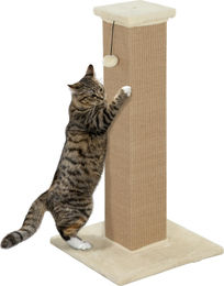 Patootie Fruitie Katzenkratzbaum mit Jutestamm und Hängekugel beige 81 cm hoch – Bild 1 von 1