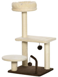 Patootie Fruitie Katzenkratzbaum mit Sisalstamm und Spielbällen aus Plüsch 44 x 38 x 81 cm – Bild 1 von 1