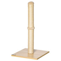 Produktbild von Patootie Fruitie Kratzsäule für Katzen mit Sisal in Beige und Eiche, 60 cm hoch