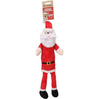 Produktbild von Patri Flamingo Plüschspielzeug Weihnachtsmann Rot für Hunde 18x7,5x46cm