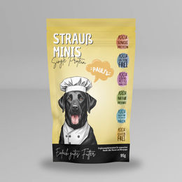 Produktbild von Pauli's Belohnungssnack Strauß Monoprotein mit hohem Fleischanteil 95g - 95 g
