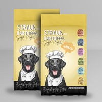 Produktbild von Pauli's Hundetrockenfutter Strauß und Kartoffel Monoprotein Getreidefrei Hypoallergen 10kg - 2 x 5 kg