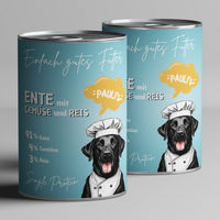 Produktbild von Pauli's Nassfutter Ente mit Monoprotein und Gemüse glutenfrei 6x400g - 6 x 400 g