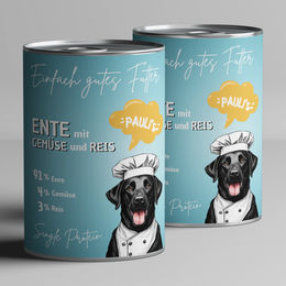 Produktbild von Pauli's Nassfutter Ente Monoprotein Hypoallergen Glutenfrei 6x800g - 6 x 800 g