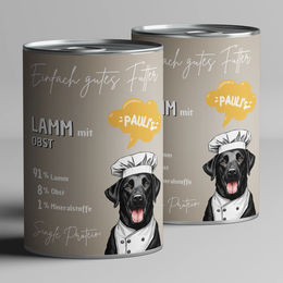Produktbild von Pauli's Nassfutter Lamm mit Obst Monoprotein und glutenfrei 800g - 800 g