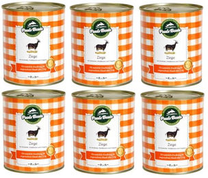 Produktbild von Pauls Beute Hundefutter Ziege Adult Getreidefrei Monoprotein Sparpack 6x 800g - 800 g