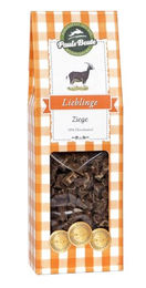 Pauls Beute Lieblinge Hundesnacks Trockenfleisch Ziege Monoprotein Glutenfrei 175g - 175 g – Bild 1 von 2