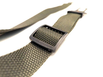 Produktbild von PaulZdrada Hundeleine als Sicherheitsgurt für Hunde im Auto, verstellbar 46 - 68 cm, Grün