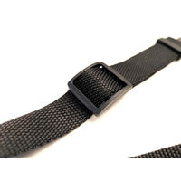 Produktbild von PaulZdrada Hundeleine als Sicherheitsgurt für Hunde im Auto, verstellbar 46 - 68 cm, Schwarz