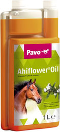 Pavo Ahiflower Oil Ergänzungsfutter für Pferde zur Unterstützung von Gelenken, Immunsystem sowie Haut und Fell 1 L - 1 l – Bild 1 von 5