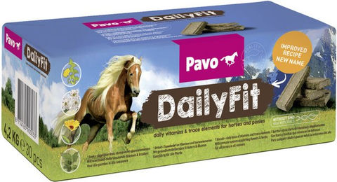 Pavo DailyFit Mineralfutter für Pferde mit Probiotika und Vitaminen 12,5 kg - 90 x 138,89 g – Bild 1 von 5