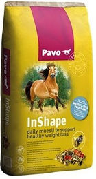 Produktbild von Pavo InShape Diätfutter für Pferde zur Gewichtsreduktion und Unterstützung des Stoffwechsels
