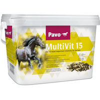 Produktbild von Pavo MultiVit 15 Vitaminpräparat für Pferde zur Unterstützung von Haut, Fell und Immunsystem 3 kg - 3 kg