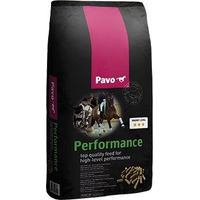 Produktbild von Pavo Performance Sportpellet Kraftfutter für Sport und Leistung zur Unterstützung von Muskelaufbau und Magen-Darm-Funktion