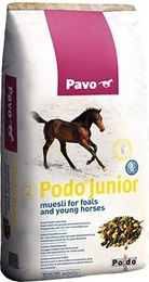 Produktbild von Pavo PodoJunior Müsli für Fohlen und Aufzucht zur Unterstützung von Gelenken und Verdauung