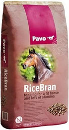 Produktbild von Pavo RiceBran Pellets Einzelfuttermittel für Pferde zur Unterstützung von Haut, Fell und Muskelaufbau für Seniorpferde