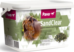Produktbild von Pavo SandClear Ergänzungsfutter zur Unterstützung der Magen-Darm-Verdauung mit Probiotika