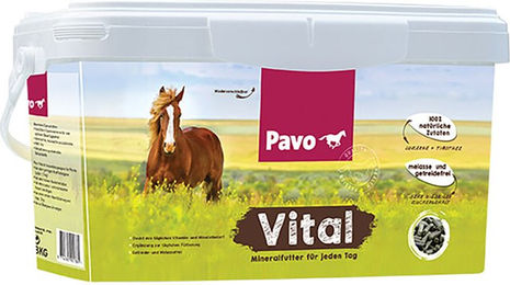 Pavo Vital Mineralfutter für Pferde Pellets 8 kg - 8 kg – Bild 1 von 10