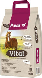 Pavo Vital Mineralfutter Pellets 8 kg Nachfüllpackung zur Gewichtskontrolle und für Haut & Fell - 8 kg – Bild 1 von 12