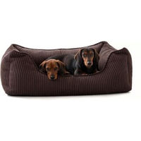 Produktbild von PAW WOW Anton Orthopädisches Hundebett aus Cord in Braun Größe M für kleine und mittelgroße Hunde