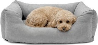 PAW WOW Hundebett EMMA Grau M mit Memory Foam zur Gelenksupport – Bild 1 von 3