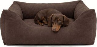 PAW WOW Hundebett EMMA mit Memory Foam Braun Größe M – Bild 1 von 3