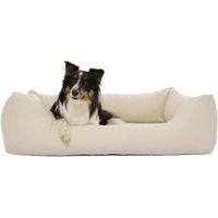 Produktbild von PAW WOW Hundebett EMMA Velours Greige Größe L