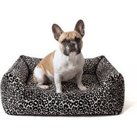Produktbild von PAW WOW Hundebett Leonie Orthopädisches Hundekörbchen mit Memory Foam Beige Schwarz Größe L