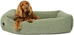 PAW WOW Hundebett Sven aus Plüsch in Grün Größe L – Bild 1 von 9