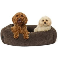 Produktbild von PAW WOW Hundebett Sven Teddy Braun M aus Plüsch mit OEKO-TEX Standard 100