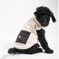 Produktbild von PAW WOW Hundejacke MIKA Teddy-Fleece Hundemantel mit Bauchschutz Beige Größe L - 1 Stk.