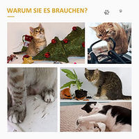 Produktbild von PawHut 2er Set Kratzmatte aus Sisal für Katzen als Kratzschutz für Sofa und Sessel Beige und Grau 130 x 45 x 0,3 cm