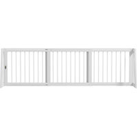 Produktbild von PawHut Absperrgitter für Hunde faltbares Türschutzgitter mit 3 Paneelen 71-190 x 56 cm