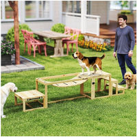 Produktbild von PawHut Agility-Gerät aus Naturholz für große Hunde bis 40 kg