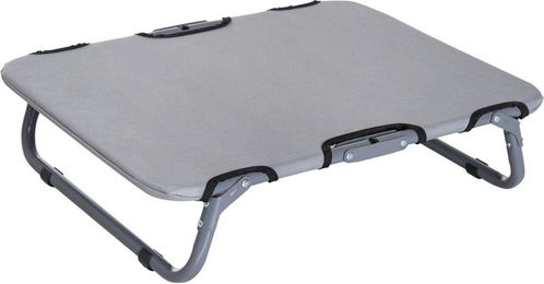 PawHut Hundebett für kleine Rassen Outdoor Camping aus Oxford-Gewebe Grau S – Bild 1 von 11