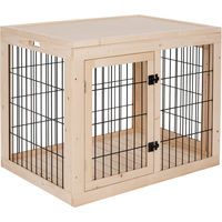 Produktbild von PawHut Hundekäfig Dog Palace für Welpen, kleine und mittlere Hunde, B 82 x T 59 x H 65,5 cm