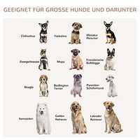 Produktbild von PawHut Hundekäfig Möbel aus Stahl und Holz Eiche Weiß 106 x 60 x 76 cm für große Hunde bis 30 kg
