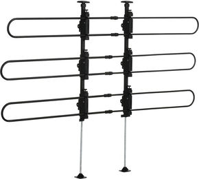 PawHut Hundeschutzgitter Auto verstellbares Trenngitter aus Metall Schwarz 89-150 x 9 x 76-124 cm – Bild 1 von 10