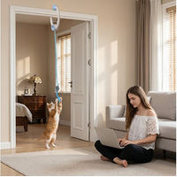 Produktbild von PawHut Interaktives Katzenspielzeug Elektrische Hüpfende Maus aus Kunststoff USB-Aufladbar Weiß