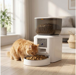 PawHut Katzen-Futterautomat mit Kamera, App-Steuerung und Zwei-Wege-Audio, 4L Fassungsvermögen – Bild 1 von 3
