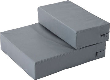 PawHut Klappbare Hundetreppe für Senioren in Grau L42 x B39 x H20 cm – Bild 1 von 10