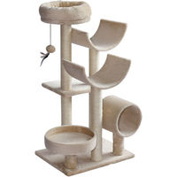 Produktbild von PawHut Kratzbaum für Katzen aus Holz in Beige