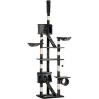 Produktbild von PawHut Kratzbaum für Katzen aus Plüsch in Grau 60 cm