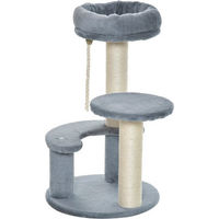 Produktbild von PawHut Kratzbaum für Katzen aus Sisal in Grau 40 cm